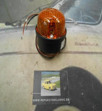 PI134 PI4 PILOTO REDONDO INTERMITENTE AMBAR CAMION TRACTOR REMOLQUE CARAVANA MEDIDA 75x58mm IRAZU 3973