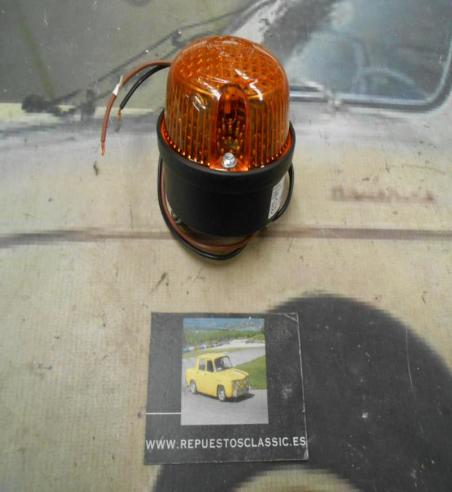 PI134 PI4 PILOTO REDONDO INTERMITENTE AMBAR CAMION TRACTOR REMOLQUE CARAVANA MEDIDA 75x58mm IRAZU 3973