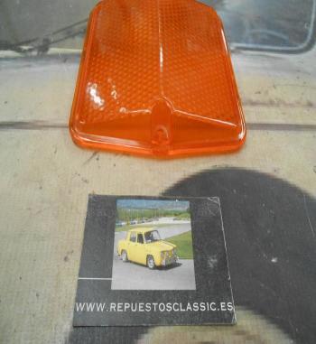 Pi151P4 JUEGO TULIPAS AMBAR INTERMITENTE PILOTO CUADRADO CAMION PEGASO REMOLQUE TRACTOR MEDIDA 139x130x23mm