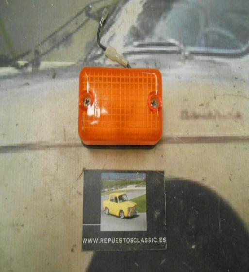 PI166 PI4 PILOTO INTERMITENTE RECTANGULAR AMBAR CAMION AUTOBUS REMOLQUE TRACTOR CARAVANA MEYPLA 6065 MEDIDA 85x55x33mm DE TORNIL
