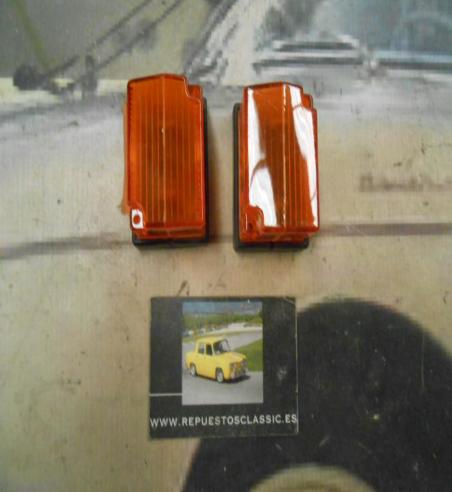 PI168 PI4 JUEGO PILOTOS INTERMITENTE LATERAL AMBAR CAMION AUTOBUS REMOLQUE TRACTOR CARAVANA RINDER 849 MEDIDA 60x43x40mm