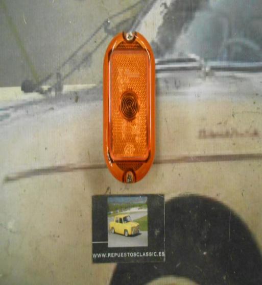 PI169 PI4 PILOTO INTERMITENTE LATERAL AMBAR CAMION AUTOBUS REMOLQUE TRACTOR CARAVANA RINDER 192 MEDIDA 110x55x40mm