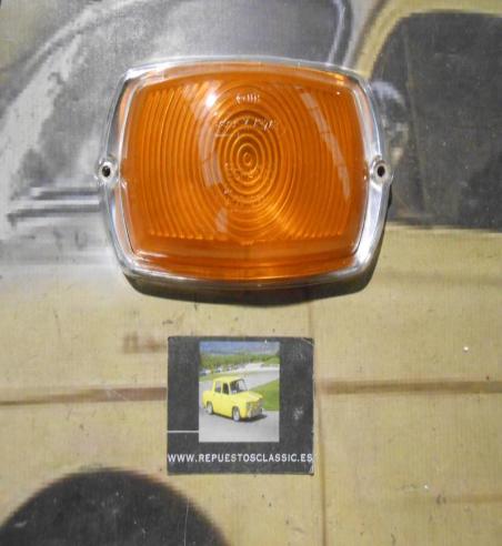 PI179 PI4 TULIPA CON BISEL PILOTO DELANTERO MERCEDES DKW F1000 AMBAR MEDIDA 171x92mm
