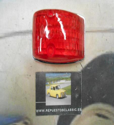 Pi191P4 TULIPA ROJA FORMA CUÑA PILOTO UNIVERSAL CAMION AUTOBUS CLASICO VALEO 084527 MEDIDA 95x63x40mm