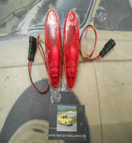 PI232 PI4 JUEGO 2 PILOTOS EMPOTRADOS TRASEROS LUZ POSICION OVALADO CAMION AUTOBUS TRACTOR REMOLQUE CARAVANA MARCA RINDER 921R.00