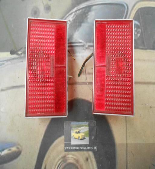 PI240 PI4 JUEGO PILOTOS 2 SERVICIOS LUZ POSICION-MATRICULA/ANTINIEBLA O FRENO CAMION AUTOBUS TRACTOR REMOLQUE MEDIDA 150x90x55mm