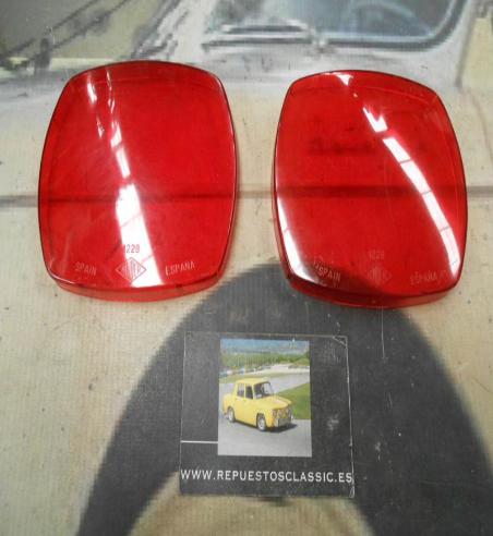 PI241 PI4 JUEGO 2 TULIPAS PILOTO CUADRADO CAMION AUTOBUS TRACTOR REMOLQUE MEDIDA 110x100x20mm RINDER 1228