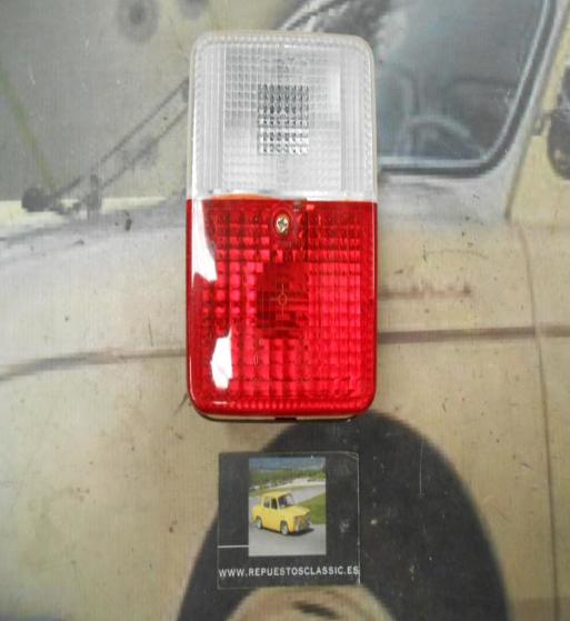 PI255 PI4 PILOTO RECTANGULAR CAMION REMOLQUE CARAVANA LUZ POSICION/MARCHA ATRAS BICOLOR ROJO/BLANCO MODELO GEMO 21136701 MEDIDA 