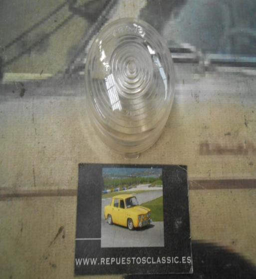 PI260* PI4 TULIPA PILOTO REDONDO LUZ POSICION COLOR BLANCO CAMION AUTOBUS CARAVANA TRACTOR REMOLQUE MODELO GEMO 21047 70x34mm