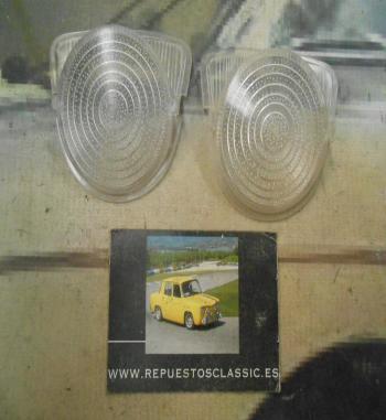 PI262 PI4 JUEGO TULIPAS LUZ POSICION PILOTO DELANTERO SAVA J4 1º SERIE COLOR BLANCO