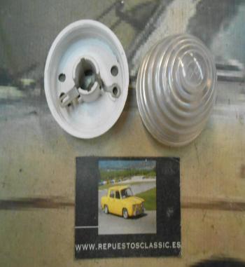 PI265 PI4 PILOTO REDONDO LUZ POSICION CAMION AUTOBUS REMOLQUE TRACTOR CARAVANA COLOR BLANCO MEDIDA 55x53mm GEMO 21292