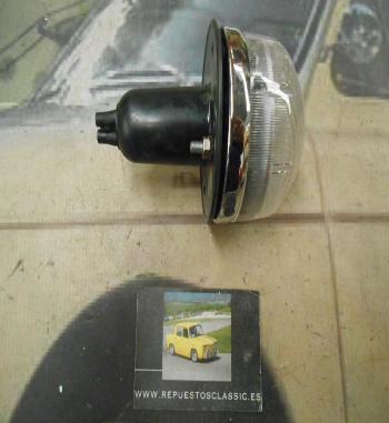 PI284 PI4 PILOTO REDONDO LUZ POSICION COLOR BLANCO CAMION AUTOBUS CARAVANA REMOLQUE TRACTOR YORKA 128510017 MEDIDA 80x60mm