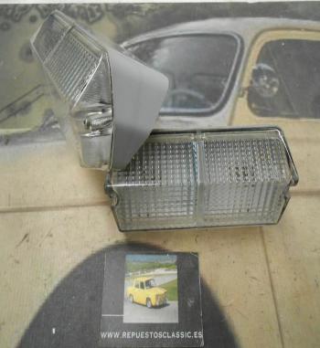 PI285 PI4 JUEGO PILOTOS LUZ POSICION COLOR BLANCO CAMION AUTOBUS CARAVANA REMOLQUE TRACTOR MARCA IMSA MEDIDA 155x60mm