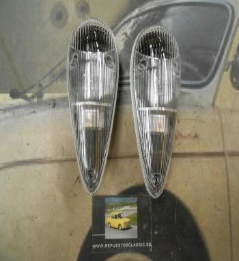 PI287 PI4 JUEGO PILOTO LAGRIMA LUZ POSICION LATERAL AUTOBUS CAMION CARAVANA MODELO RINDER 9261.00 medidas 14x5,2 cm para embutir