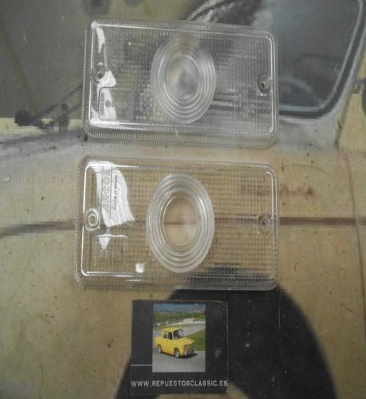 PI292 PI4 JUEGO TULIPAS PILOTO RECTANGULAR LUZ MARCHA ATRAS COLOR BLANCO AUTOBUS CAMION CARAVANA REMOLQUE TRACTOR MODELO ARCOL 2