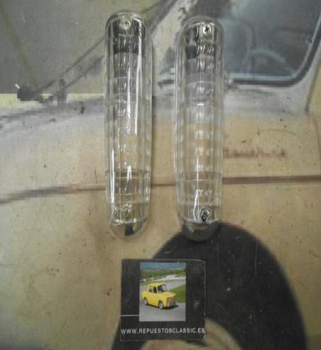 PI300 PI4 JUEGO TULIPAS PILOTO CLASICO OVALADO LUZ POSICION UNIVERSAL COLOR BLANCO CAMION AUTOBUS CARAVANA MODELO HELLA