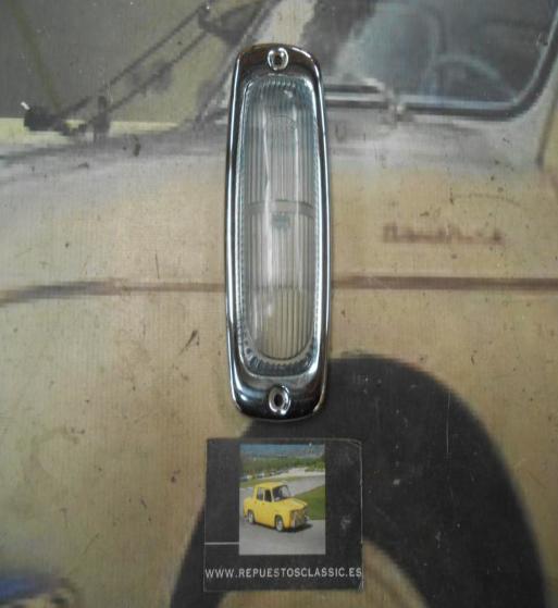 PI302 PI4 TULIPA CON BISEL PILOTO LUZ POSICION COLOR BLANCO CAMION AUTOBUS CLASICO CARAVANA REMOLQUE TRACTOR MODELO YORKA W5630 