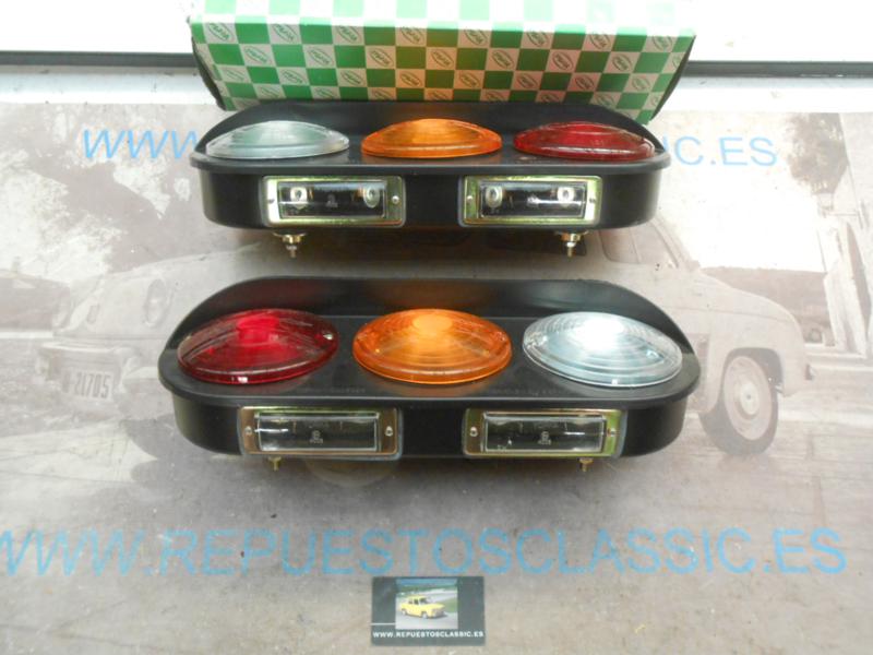PI304 Pi4 JUEGO COMPLETO PILOTOS TRASEROS CAMION PEGASO CON LUZ MATRICULA DERECHO/IZQUIERDO