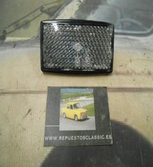 PI311* PI4 CATADIOPTRICO RECTANGULAR COLOR BLANCO CAMION AUTOBUS REMOLQUE TRACTOR CARAVANA MEDIDA 105x55mm DE TORNILLO A TORNILL