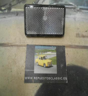 PI313 PI4 CATADIOPTRICO RECTANGULAR CAMION AUTOBUS REMOLQUE CARAVANA TRACTOR 90x47mm DE TORNILLO A TORNILLO 50mm COLOR BLANCO ME