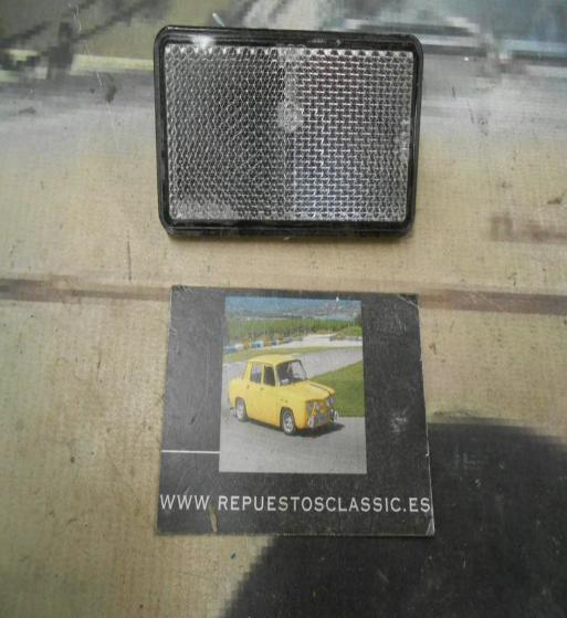 PI313 PI4 CATADIOPTRICO RECTANGULAR CAMION AUTOBUS REMOLQUE CARAVANA TRACTOR 90x47mm DE TORNILLO A TORNILLO 50mm COLOR BLANCO ME