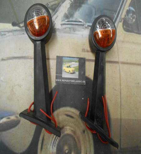 PI318 PI4 JUEGO LUCES GALIBO BRAZO LATERAL CAMION TRAILER REMOLQUE COLOR AMBAR/BLANCO-AMBAR/ROJO IRZO 172P