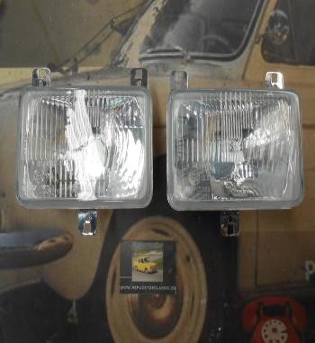 PI328 PI4 JUEGO FAROS RECTANGULAR RINDER 510 H4 AUTOBUS IVECO 490 PEGASO 5522 MEDIDA 160x100mm