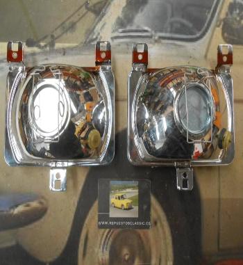 PI328 PI4 JUEGO FAROS RECTANGULAR RINDER 510 H4 AUTOBUS IVECO 490 PEGASO 5522 MEDIDA 160x100mm