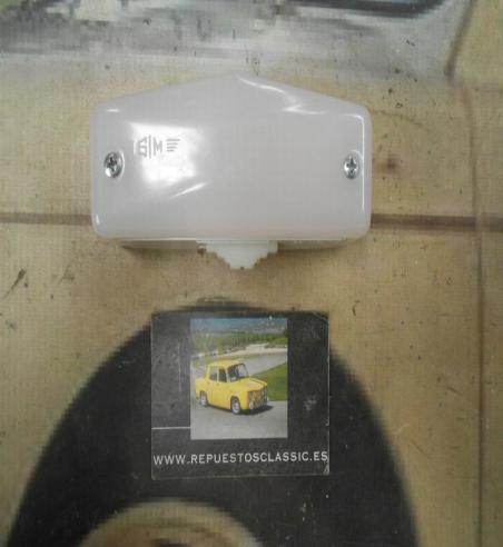 PI335 PI4 PLAFON LUZ INTERIOR UNIVERSAL CAMION AUTOBUS CARAVANA MARCA SIM 301-12 MEDIDA 114x53mm