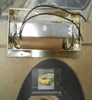 PI336 PI4 PLAFON LUZ INTERIOR UNIVERSAL CAMION AUTOBUS CARAVANA MARCA VETUS TL4112 MEDIDA 205/180X95/70mm 12V