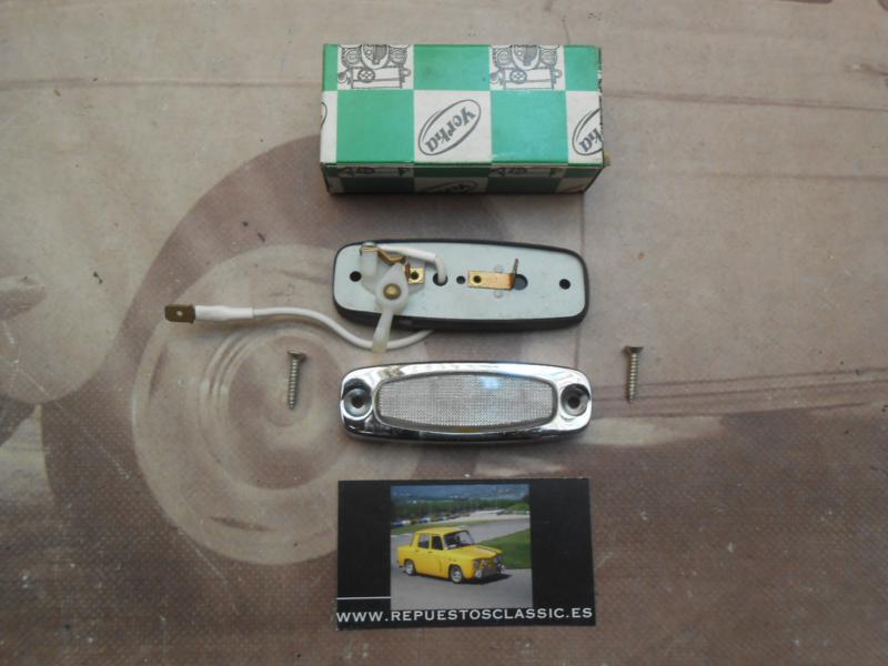 PI337 PI4 PLAFON LUZ INTERIOR UNIVERSAL CAMION AUTOBUS CARAVANA MARCA YORKA 0092810019 MEDIDA 86X29mm 12V