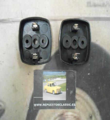 PI355 PI4 JUEGO BASE PORTABOMBILLA PILOTO CUADRADO CAMION REMOLQUE HELLA 2PS003057057 PARA TULIPA DE 57x57mm