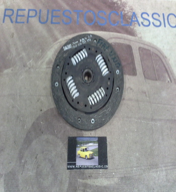 DE29 DISCO EMBRAGUE SEAT IBIZA, FURA, PANDA, TRANS, TERRA, MARBELLA, 127, FIAT UNO MOTOR 903cc DISCO 170x20x17