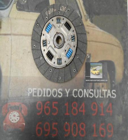 DE32 DISCO EMBRAGUE PEUGEOT 205, 309, 405 CITROEN AX, BX, C15 MEDIDA DISCO 181 DIENTES 18 CUBO 20,8 REF. VALEO 803118