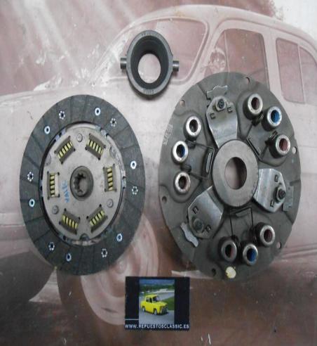 KE77 KIT EMBRAGUE REFORZADO 9 MUELLES RENAULT GORDINI RODAMIENTO GRAFITO MEDIDA DISCO 160mm X 10 ESTRIAS X CUBO 17mm