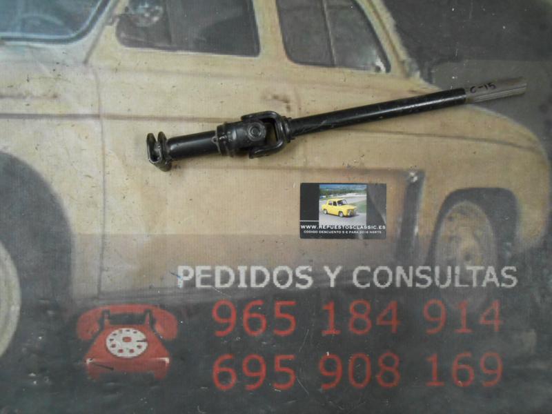 DC66 CAÑA DIRECCION INFERIOR CITROEN C15 MEDIDA 36cm INTERIOR ESTRIADO A CREMALLERA 14mm