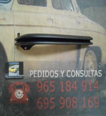 RJ146* P5 REJILLA MOLDURA BAJO FARO DERECHO SEAT FURA II COLOR NEGRO