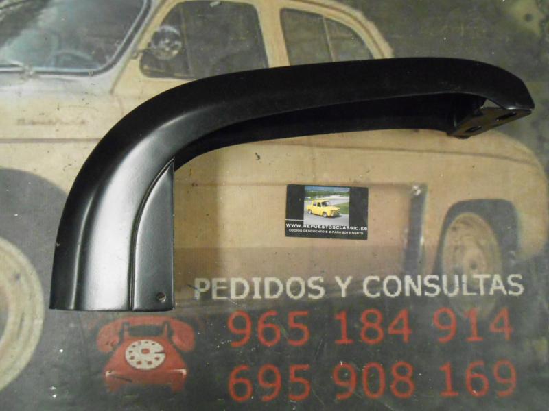 PUN37 PUNTERA PARAGOLPES TRASERA IZQUIERDA CITROEN GS NEGRA