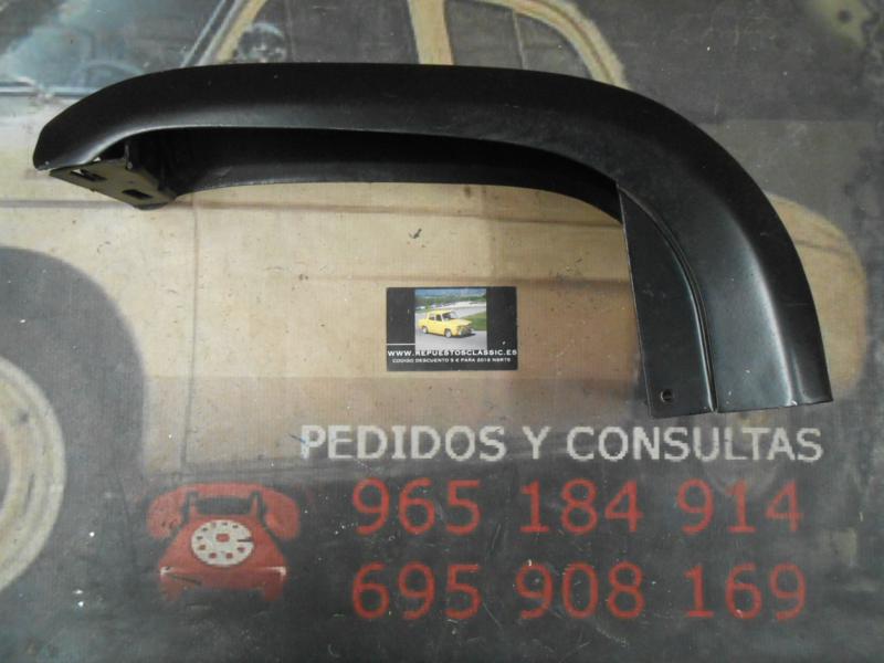 PUN38 PUNTERA PARAGOLPES TRASERA DERECHA CITROEN GS NEGRA