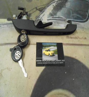 MAN216 MANETA EXTERIOR DERECHA VOLKSWAGEN GOLF MKII 84->89 CON LLAVE