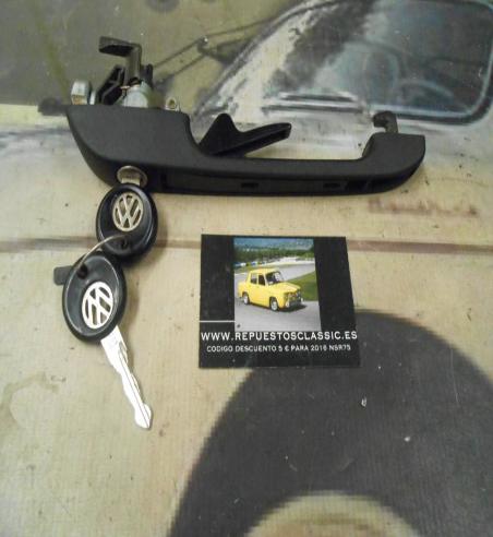 MAN216 MANETA EXTERIOR DERECHA VOLKSWAGEN GOLF MKII 84->89 CON LLAVE