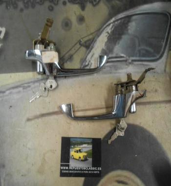 MAN285 JUEGO MANETAS EXTERIORES MINI CON LLAVE