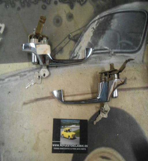 MAN285 JUEGO MANETAS EXTERIORES MINI CON LLAVE