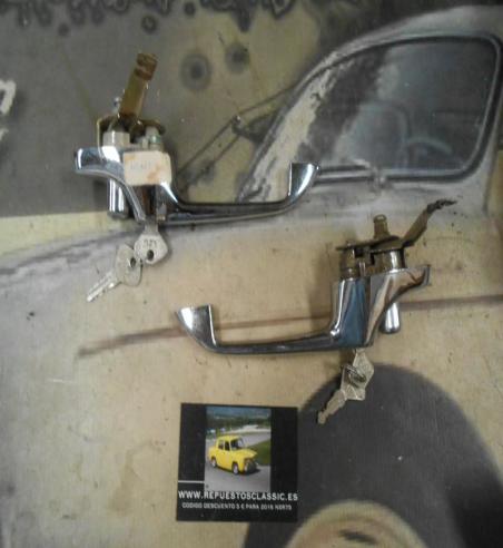 MAN285 JUEGO MANETAS EXTERIORES MINI CON LLAVE