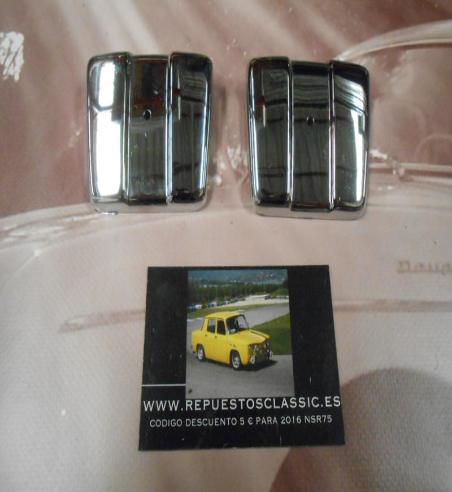 MAN362 JUEGO TAPAS BISAGRA PORTON SEAT 127 PLASTICO CROMO
