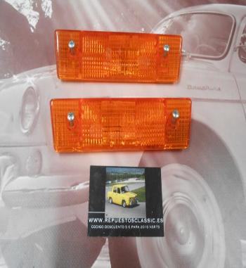 H338P4 JUEGO TULIPAS PILOTOS INTERMITENTES DELANTEROS VOLKSWAGEN PASSAT 80>85 ORIGINAL HELLA
