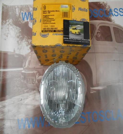 H341P4 FARO DELANTERO MERCEDES 230 - 300 W460, VOLKSWAGEN GOLF MK1 ORIGINAL HELLA 1A8003060541 (10068)