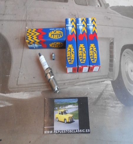 T8LC T22EPU JUEGO 4 BUJÍAS MAGNETI MARELLI RENAULT 5 ALPINE, CITROEN VISA 1.6 GTI, PEUGEOT 205 1.6 GTI