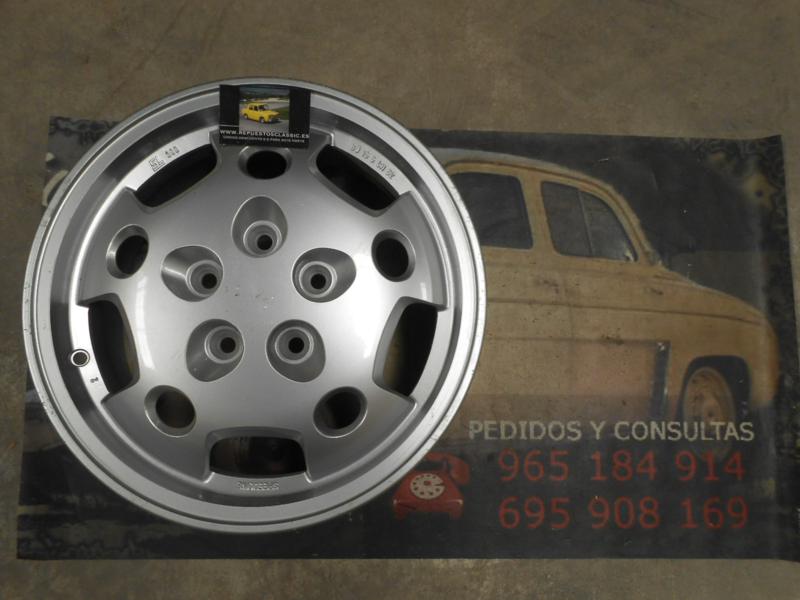 OR09 LLANTA ALUMINIO ORIGINAL RENAULT 25, MEDIDA 6Jx15 5CH 52, 5 TORNILLOS, SPEEDLINE