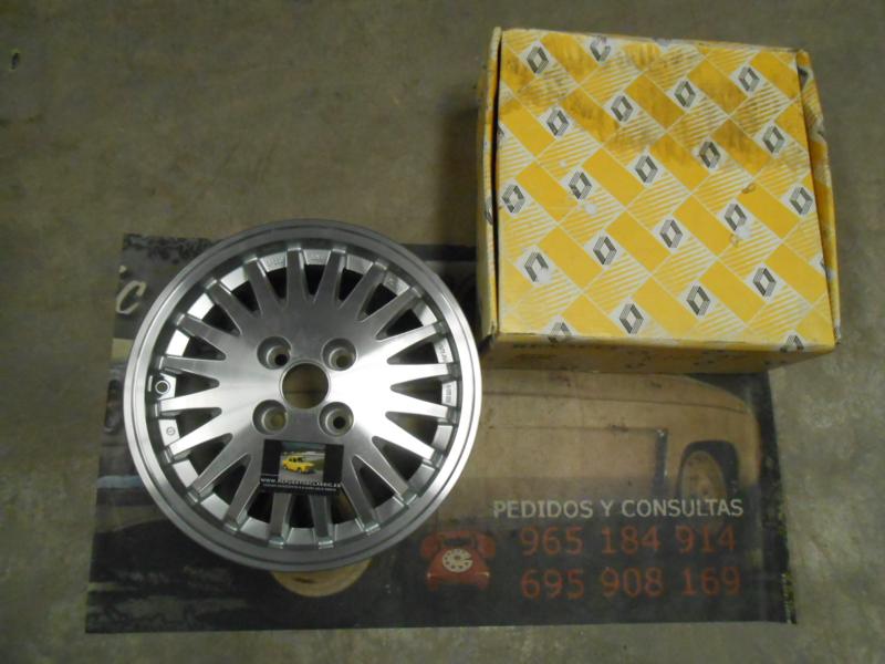 OR10 LLANTA ALUMINIO ORIGINAL RENAULT MEDIDA 5 1/2Jx14 4CH 36 REF. 7700816099, SPEEDLINE